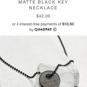 The giving key necklace